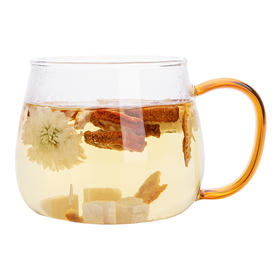 雅集玻璃杯容天杯400ml（琥珀把）