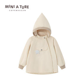 25新款 | 丹麦Mini a ture春秋薄款童装精灵帽夹克薄款防水外套夹克（非绒里）18m+