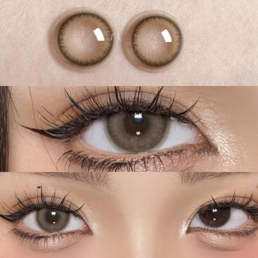 BAOMEICON·年抛  黄油拿铁  14.0  <封封同款>  灵动又自然！氛围水光感玫瑰妆！韩系光感！！韩产0-1000度<一副两片> 商品图1