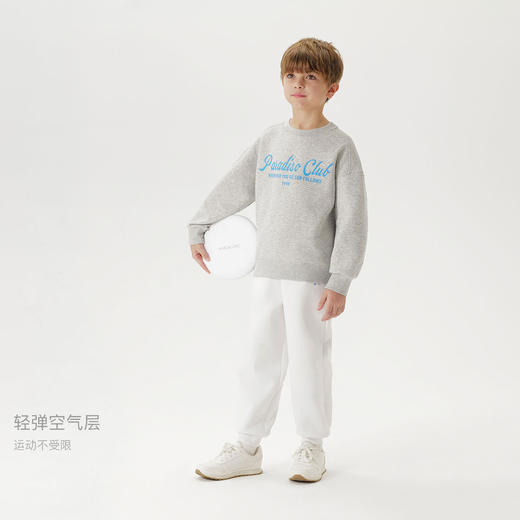 马克珍妮男童百搭运动空气卫裤儿童裤子束脚裤2025春装新款250076 商品图3