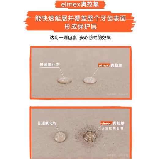 【2支装】瑞士elmex儿童含氟牙膏，专效防蛀，修护小蛀斑，低泡设计，宝贝喜欢妈妈放心 商品图4
