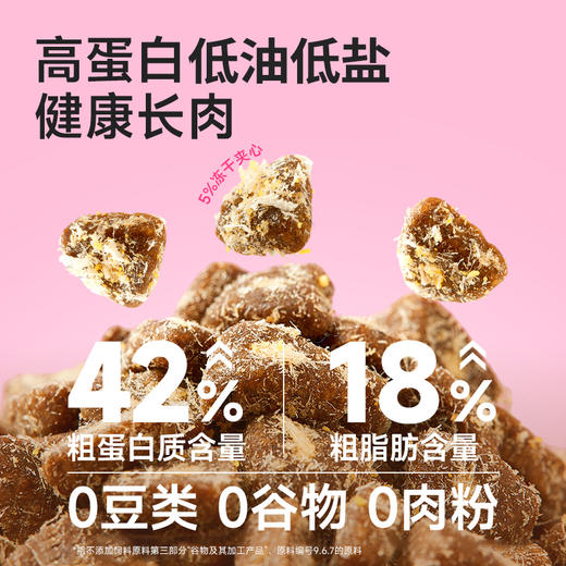 重磅回归【自然食谱猫粮1.0】宽福 12天爆长肉 18天爆增肌 90%高含肉量 0谷物 四种肉更符合猫咪习性 冻干肉松颗颗夹心 商品图1