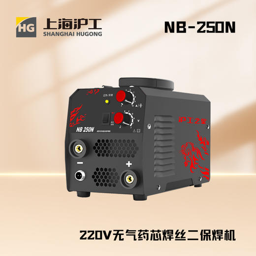沪工之星 NB-250N 可焊板厚0.8-4.0mm 220V小型无气自保焊 手工焊一体两用气保焊焊机电焊机 商品图6