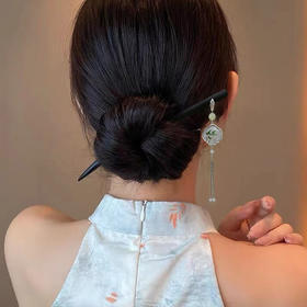 【宏艺珠宝】翠影竹韵簪·银s925发簪