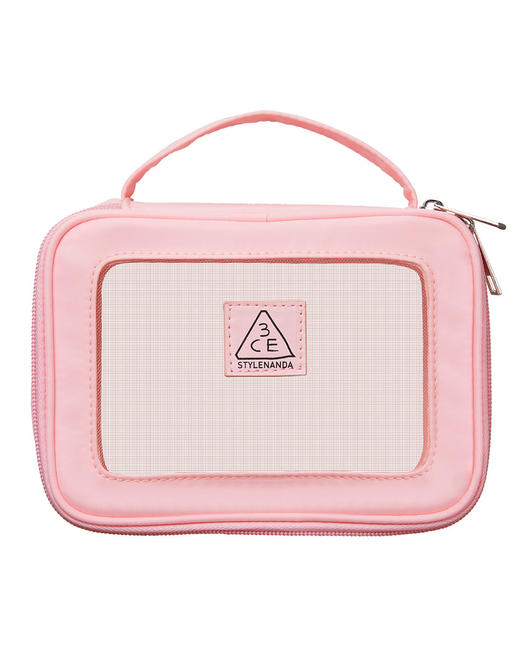 6971890441478 三熹玉3CE 三熹玉 粉色网纱化妆包 商品图1