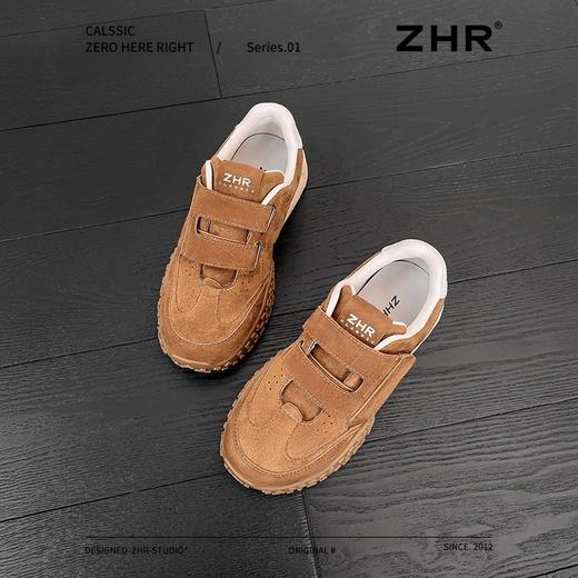 ZHR则则增高魔术贴休闲鞋厚底耐磨女鞋春季新款ins百搭运动休闲鞋 商品图5