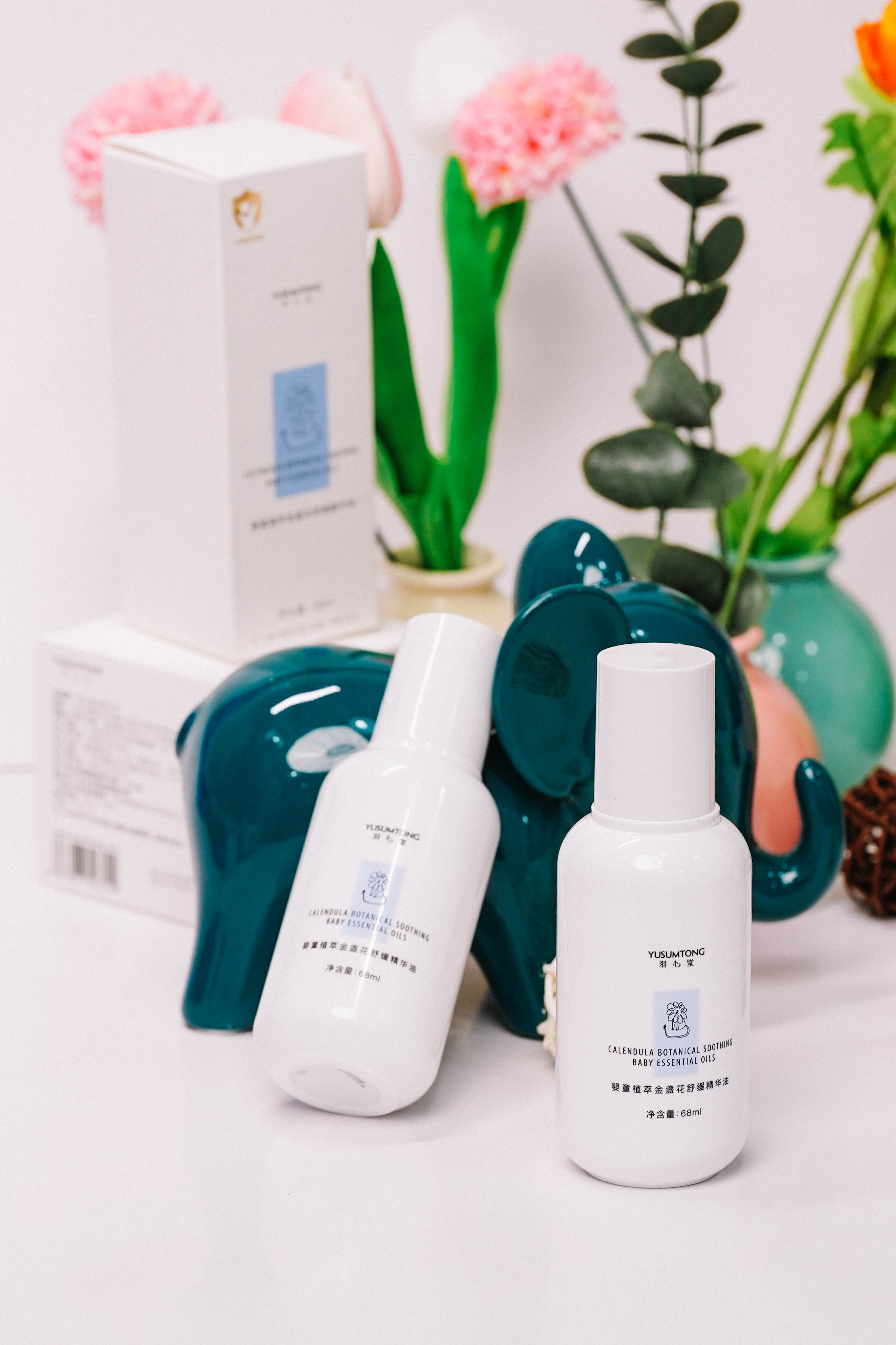 羽心堂 婴童植萃金盏花舒缓精华油 68ml/瓶