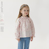 马克珍妮女童甜美花边领衬衫 宝宝纯棉衬衣2025年春装新款250239 商品缩略图0