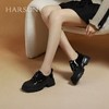 HARSON  【 B3F 】 哈森2025春季新品女鞋厚底高跟乐福鞋系带深口单鞋HS252510 商品缩略图2