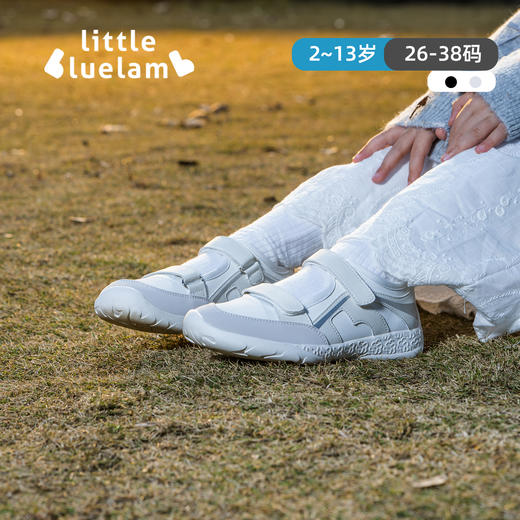 TY-小蓝羊2025新款拼色玛丽珍鞋平底休闲鞋魔术贴调节运动鞋平底单鞋-运动芭蕾 商品图1