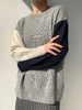 Puree｜#1966 color block crewneck 三色圆领套头羊绒毛衣  [混色] 商品缩略图7