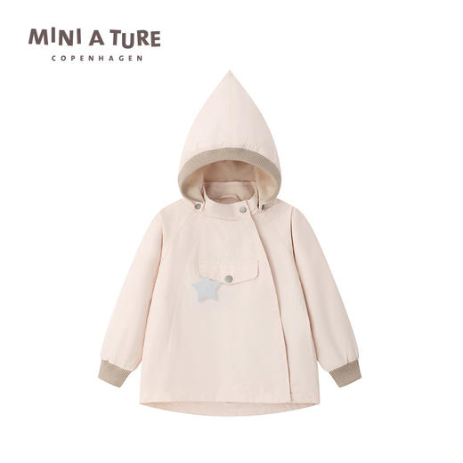 25新款 | 丹麦Mini a ture春秋薄款童装精灵帽夹克薄款防水外套夹克（绒里）18m+ 商品图1