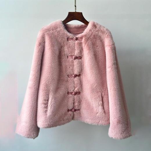 【SUSX】纯净娇俏的水蜜桃粉色外套A05339（下单3-7天发货） 商品图2