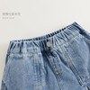 马克珍妮女童甜酷百搭牛仔短裙百褶裙儿童裙子2025春装新款250136 商品缩略图4