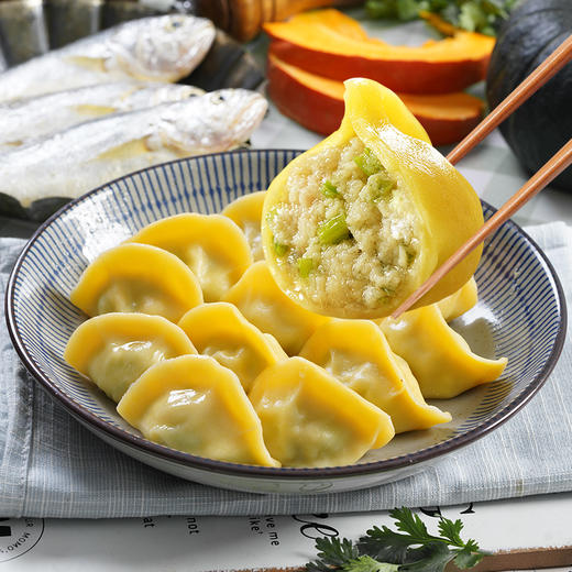 【临期特惠，3.26号到期，介意慎拍】饺小歌黄花鱼水饺240克*4袋（加赠一袋，到手五袋） 商品图0
