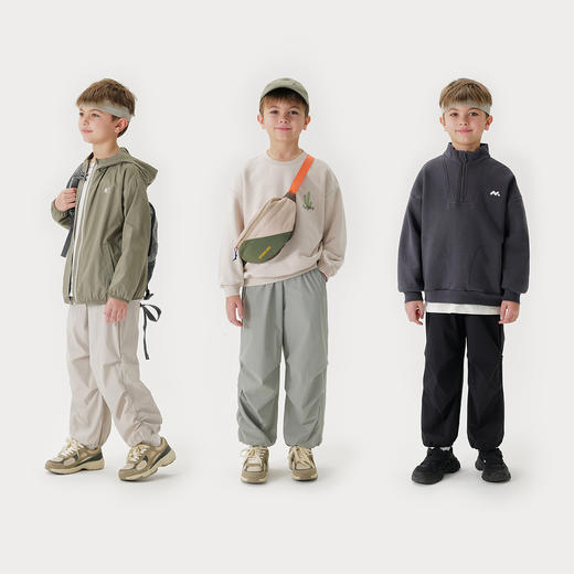 【速干】马克珍妮男童户外超轻氧气工装裤儿童裤子春装新款250031 商品图1