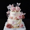 1027CAKE | 鲜花蝴蝶蛋糕  双层 氛围感 商品缩略图2