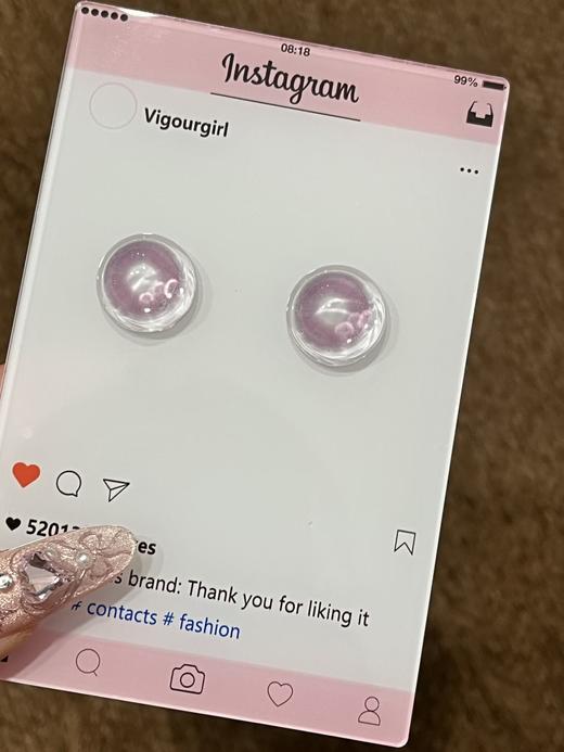 Vigour girl半年抛品牌--玻璃霜花 商品图1