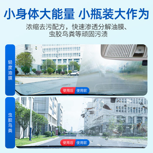 固特威汽车玻璃水浓缩雨刷精去除油膜雨刮水液四季通用强力去污 商品图1