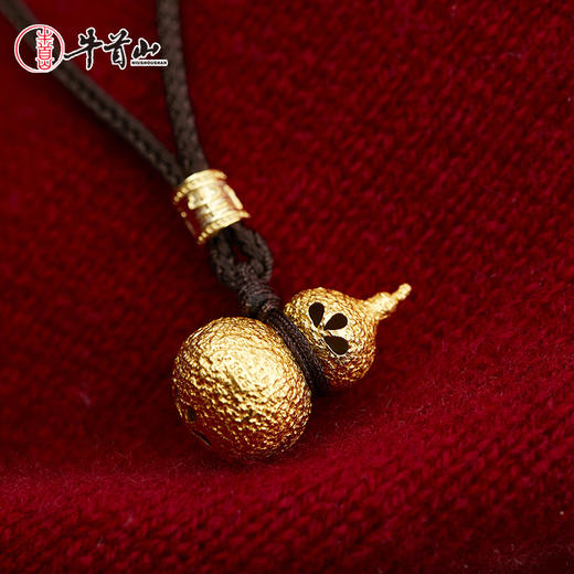 牛首山锤纹葫芦吊坠925银项链挂件本命年生日礼物送女友送闺蜜 商品图4