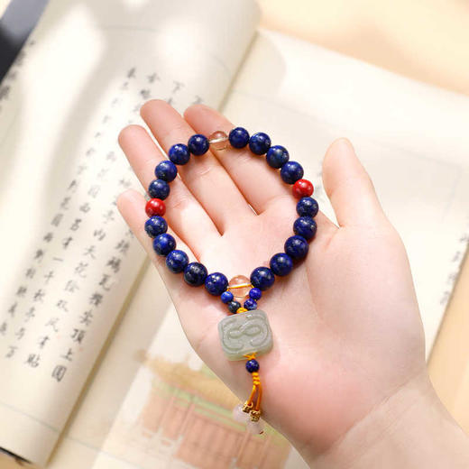 上新了文创·上新了故宫 御猫说 “天造地设”双蛇纹情侣手串（礼盒包装 一物一证） 商品图2