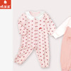 棉果果春季新品商场同款女童纯棉满印对开连体衣M122722225080 商品缩略图0