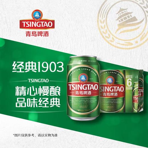 青岛经典1903（10度）听装啤酒330ml*6 商品图0