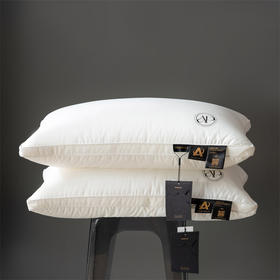 【拍2个109元】全棉贡缎星级亚朵素翼酒店立体枕 深睡护颈枕头枕芯