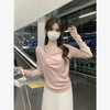 西遇荡领针织衫女新款不规则领口薄款外穿毛衣收腰上衣SS150066 商品缩略图1