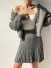 Viktoria Chan | SS23050 Shelby short knit skirt [ 针织半裙 灰 / 卡其 ] 商品缩略图0