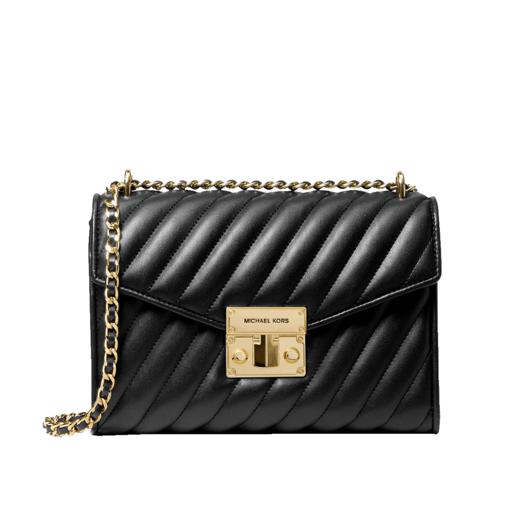 193599735580 迈克高仕MICHAEL KORS 【品牌官方质保】MKRose链条翻盖通勤衔缝复古小香风信封包斜挎包 商品图0