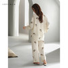 可人儿原创设计新款泡泡绵女士睡衣春秋长袖时尚可外出家居服套装 商品缩略图3