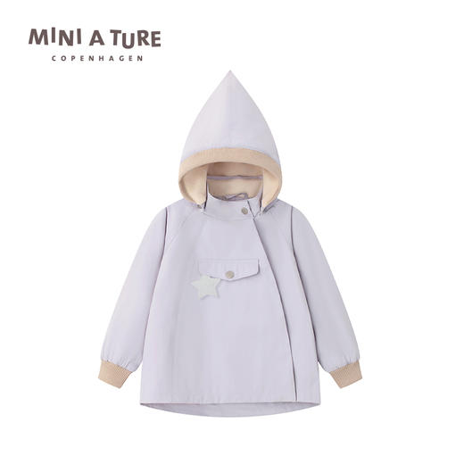 25新款 | 丹麦Mini a ture春秋薄款童装精灵帽夹克薄款防水外套夹克（绒里）18m+ 商品图3