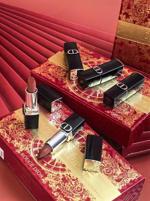 【品牌授权】【蛇年限定】2025迪奥新年口红小样五件套（蛇年）新品限定五件套_1.5g_5支 999丝绒-720丝绒-188丝绒-217丝绒-228丝绒 商品图2