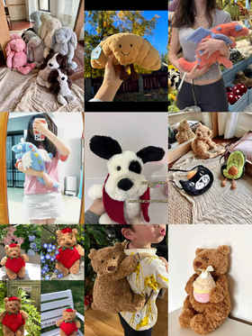 英国JELLYCAT2024新品趣味包包玩偶公仔玩具 时尚潮流妹妹们最爱商品