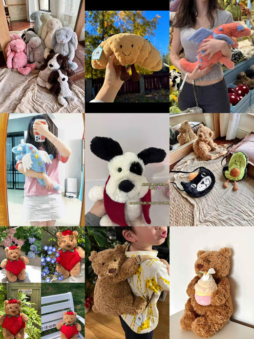 英国JELLYCAT2024新品趣味包包玩偶公仔玩具 时尚潮流妹妹们最爱商品 商品图0