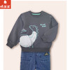 棉果果春季新品商场同款男童小毛圈圆领套头卫衣M112180225122 商品缩略图0