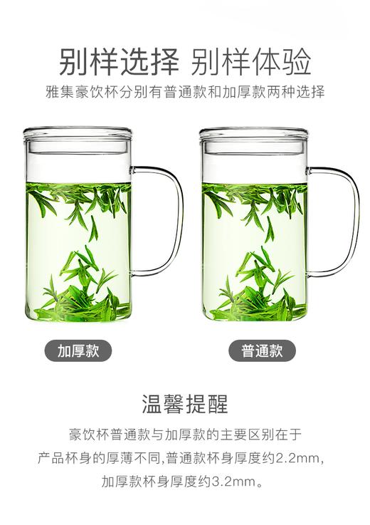 雅集玻璃杯豪饮杯850ml（单杯/加厚款） 商品图1