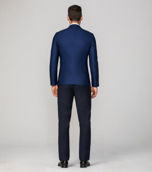 占姆士男士西装外套男印花休闲春秋季商务西装 商品图3