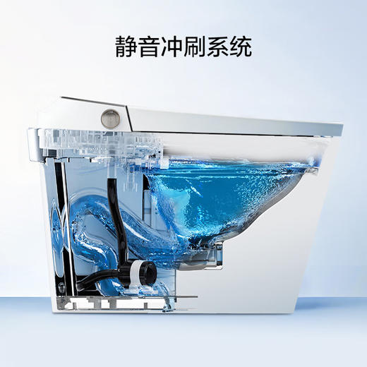 海尔（Haier） 智能马桶一体机家用马桶卧室坐便器无水压限制 抗菌免触 UVC杀菌 HK60-轻音冲+泡沫+零压+免触 商品图6