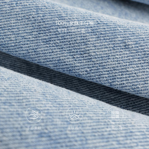 马克珍妮女童甜酷百搭牛仔短裙 儿童百褶裙2025年春装新款250203 商品图3