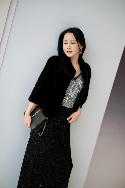 裘堤婼JETEZO璀璨星河银线密织背心BD15001F2 商品图4