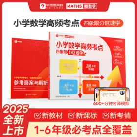 小学数学高频考点 四象限分区速学