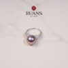 【阮仕珍珠】阮仕紫棠系列 S925银淡水珍珠戒指 11-12mm RS2071ZTD 商品缩略图2