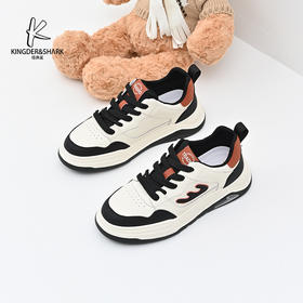 经典鲨2025年春季新款时尚韩版拼色男士跑步平底系带休闲鞋板鞋KW222-513011