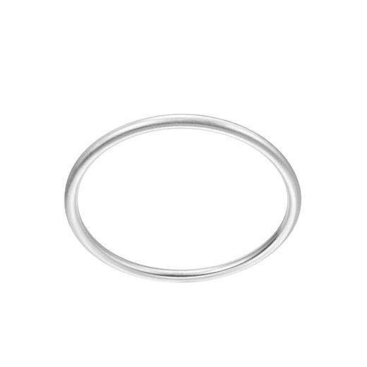 AB39451-A-X046AB0000001 周大福CHOW TAI FOOK 实心简约经典素圈哑光925银手镯【约24克   58mm  】 商品图3