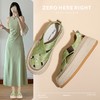 ZHR则则厚底透气板鞋女2024夏季复古时尚百搭单鞋增高罗马凉鞋女 商品缩略图6