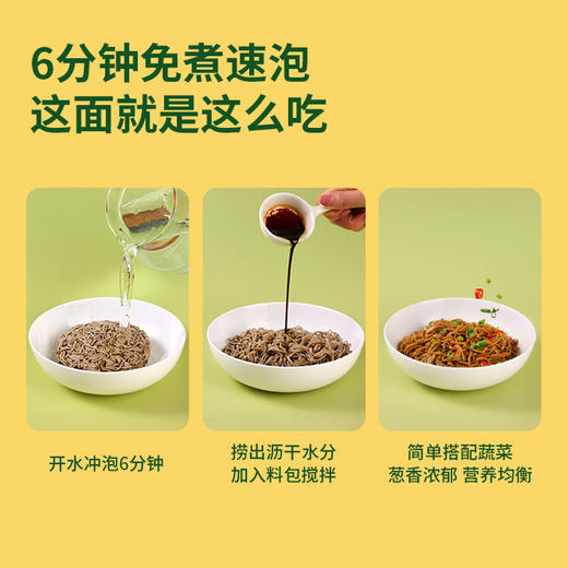 【35袋更值❗️荞麦面】非油炸健康，5分钟即食，不含白面粉，爽爆味蕾一碗香，回忆中的经典味道！即食非油炸方便火鸡葱油料包免煮速食面 商品图3