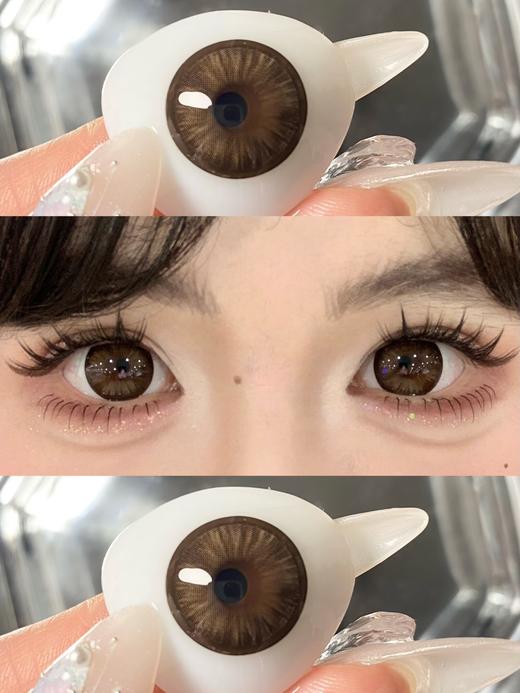 Pinkg半年抛·水晶棕·14.5mm中大着色·韩产2片 商品图10