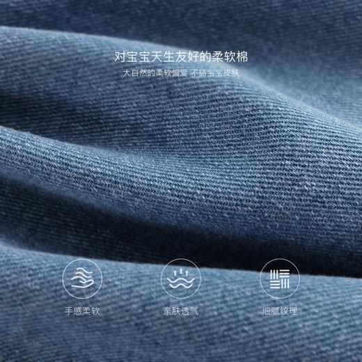 马克珍妮女童柔软舒适背带裤宝宝纯棉连体裤2025年春装新款250282 商品图2